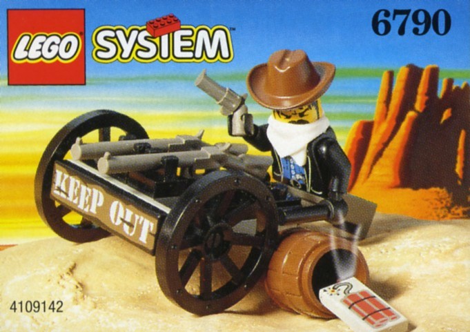 Main image of LEGO Bandit's Wheelgun (Boxed) (6790-1)