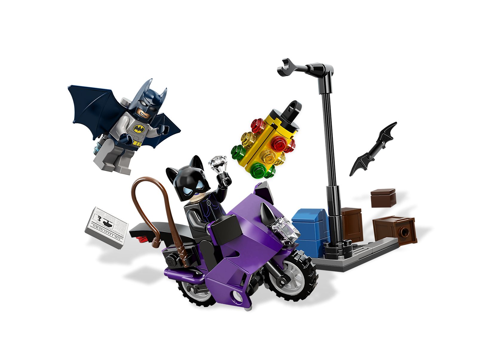 Main image of LEGO Catwoman Catcycle City Chase (6858-1)