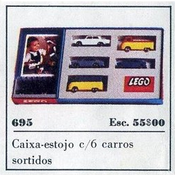 Main image of LEGO 1:87 6 European Cars (695-2)