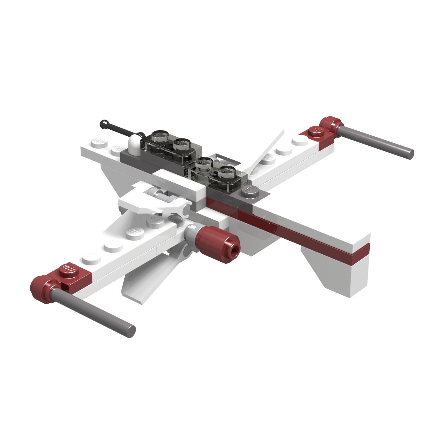 LEGO ARC-170 Starfighter - Mini - Korean Duracell promo package with 8 AA batteries