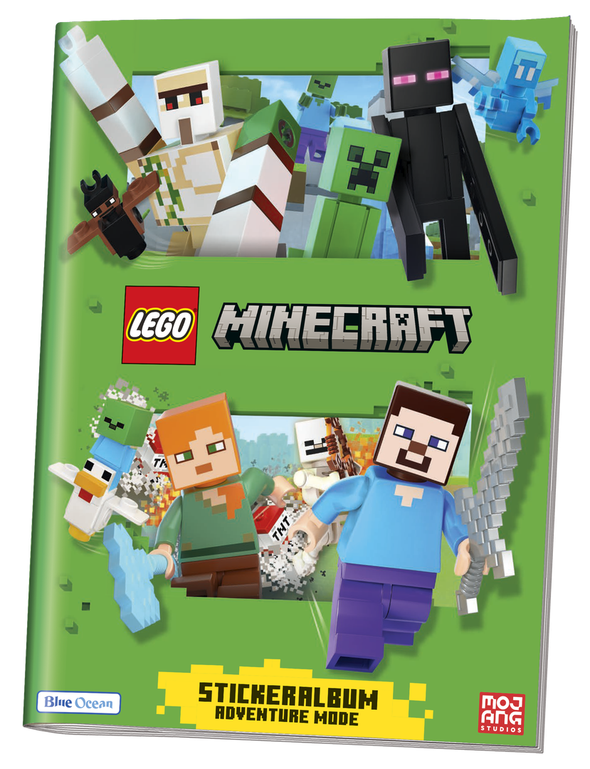 LEGO Minecraft Adventure Mode Sticker Series - Sticker Album