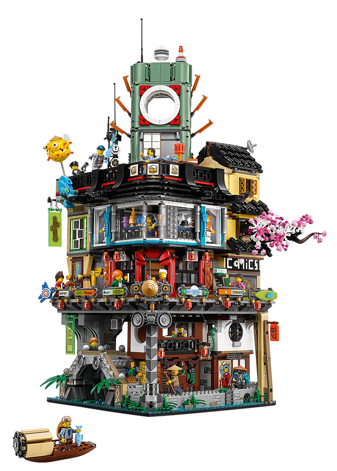 Lego® 21459, 6317016 minifigure, sword, katana, trans-orange