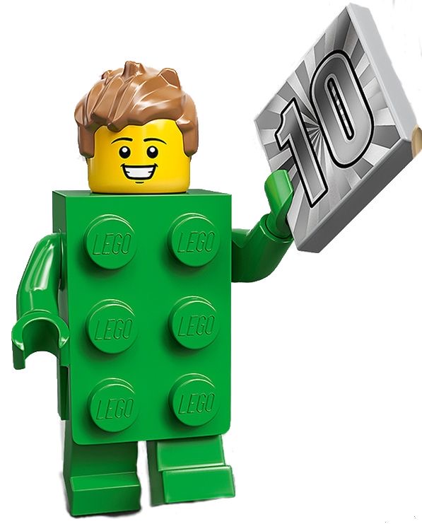 Main image of LEGO Brick Costume Guy (71027-13)