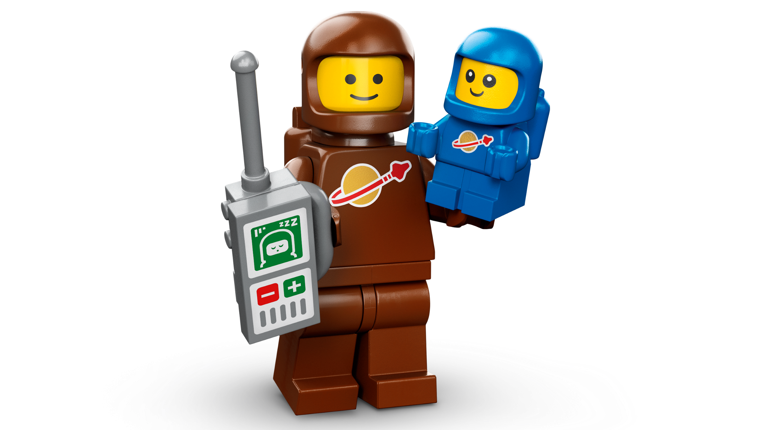 Main image of LEGO Brown Astronaut and Spacebaby (71037-3)