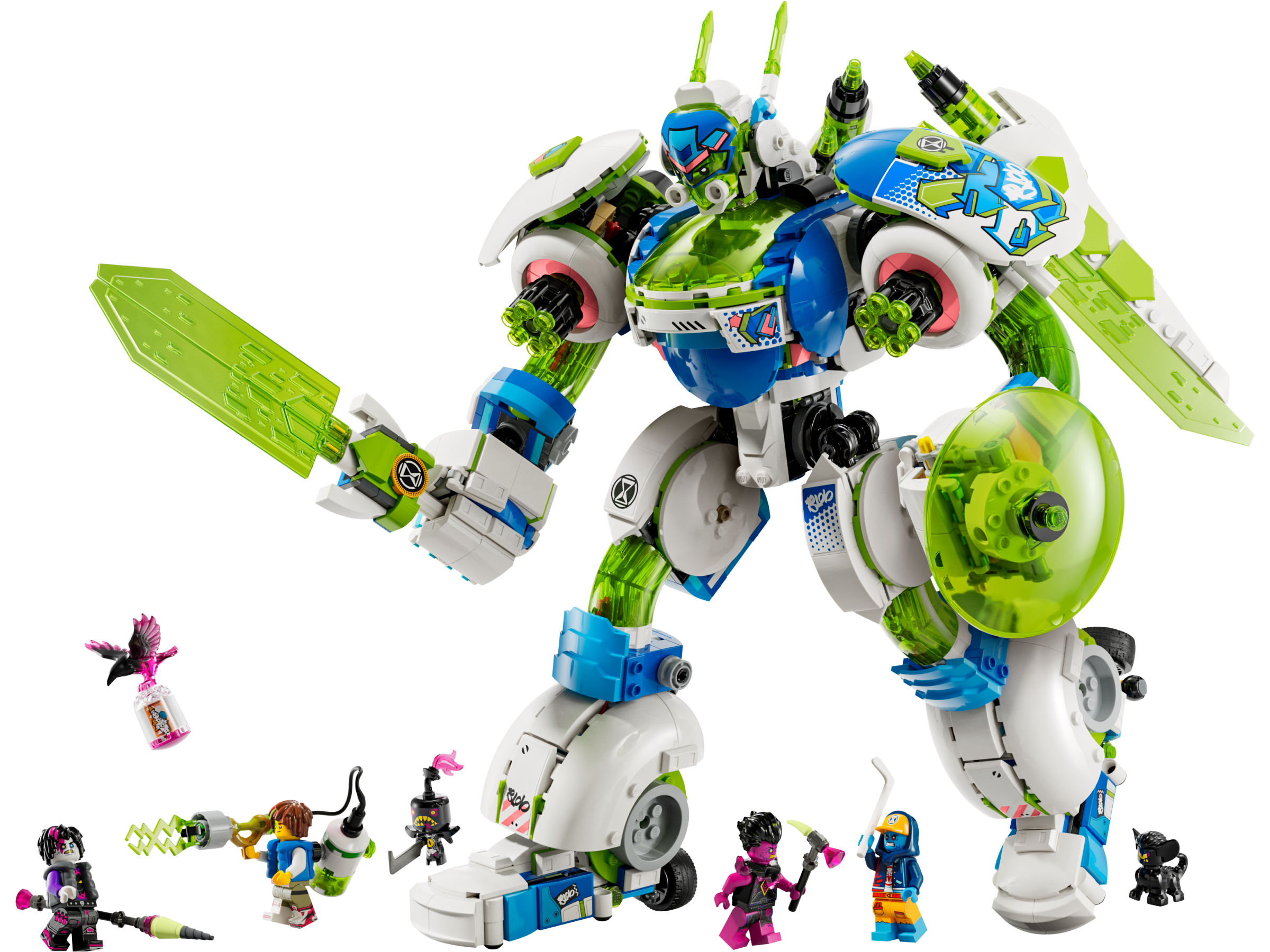 Main image of LEGO Mateo and Z-Blob the Knight Battle Mech (71485-1)