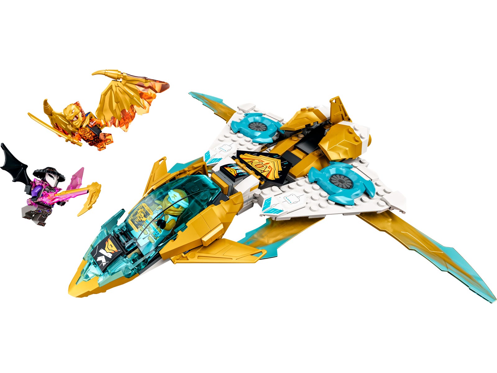 Main image of LEGO Zane's Golden Dragon Jet (71770-1)