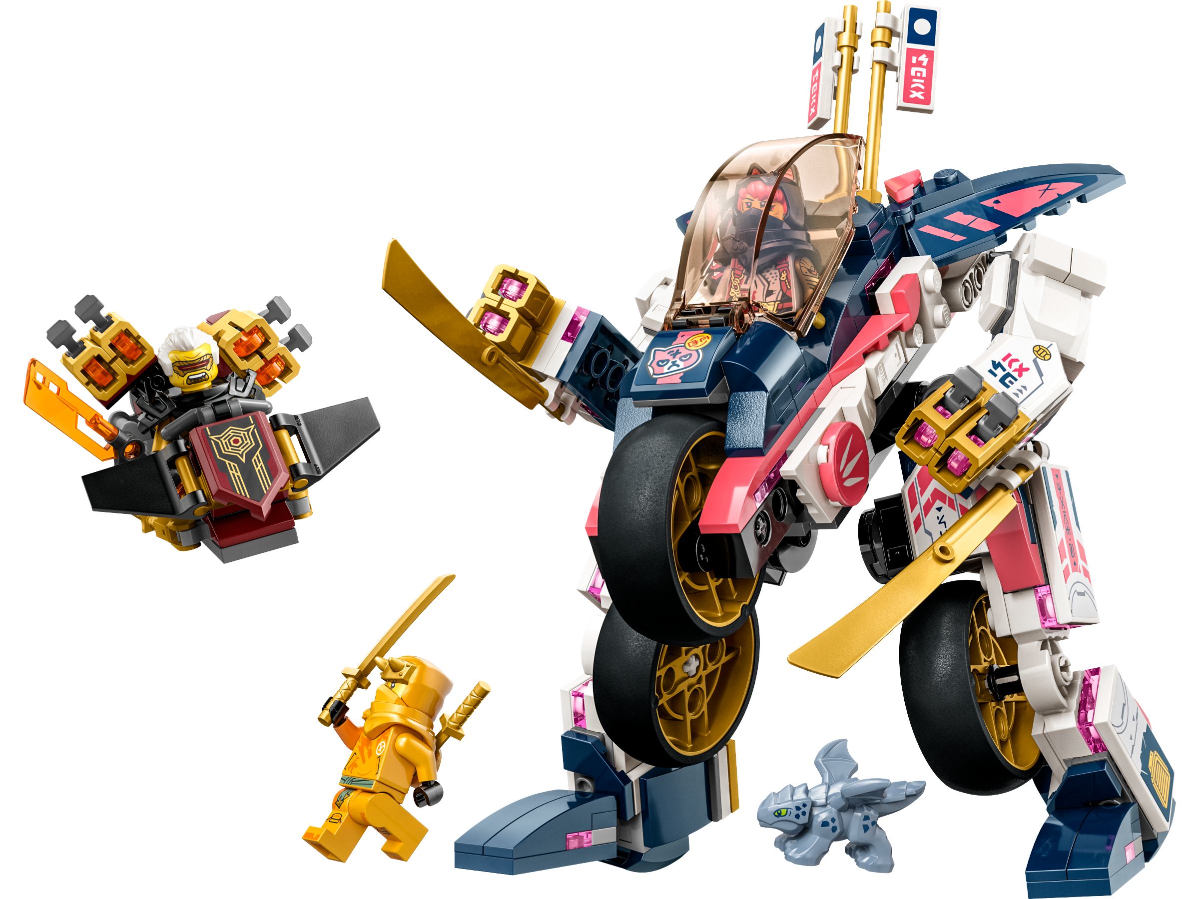 Main image of LEGO Sora's Transforming Mech Bike Racer (71792-1)