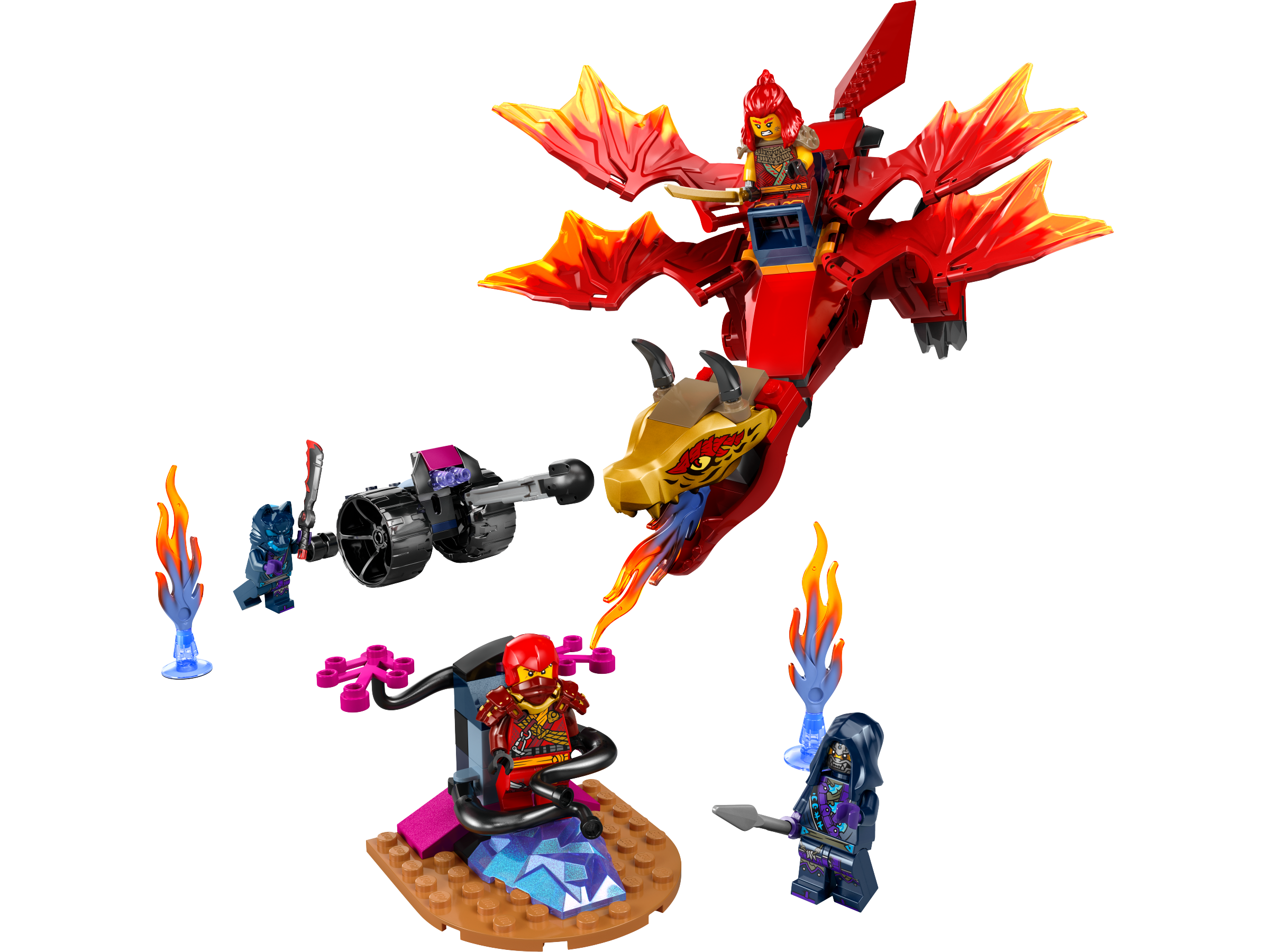 Main image of LEGO Kai's Source Dragon Battle (71815-1)