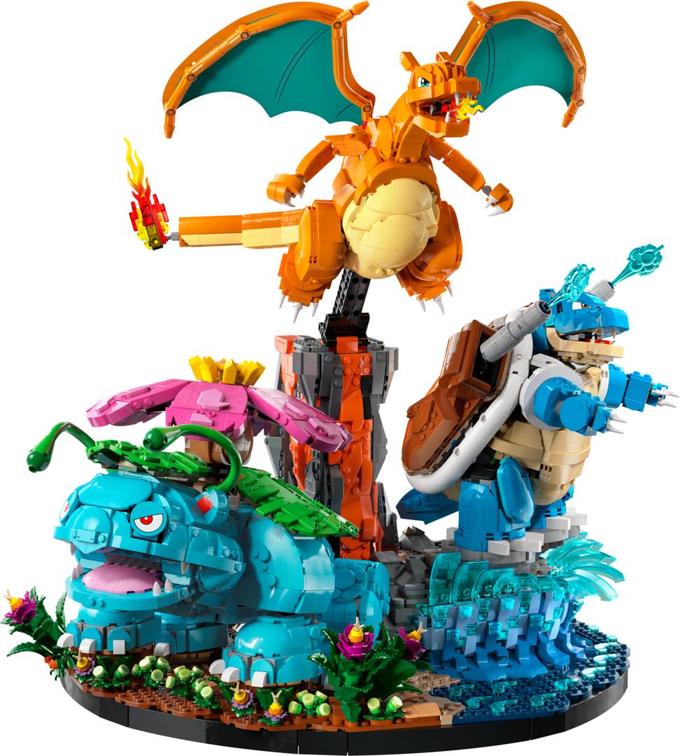 LEGO Venusaur, Charizard and Blastoise