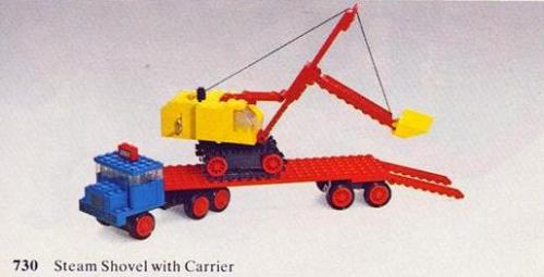 Main image of LEGO Steam Shovel with Carrier (730-1)