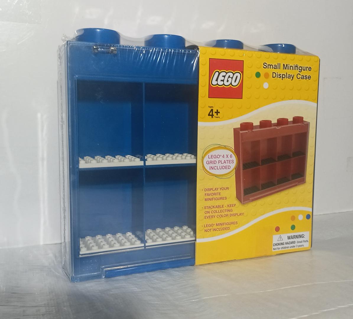 Minifigure Display Case Small Blue