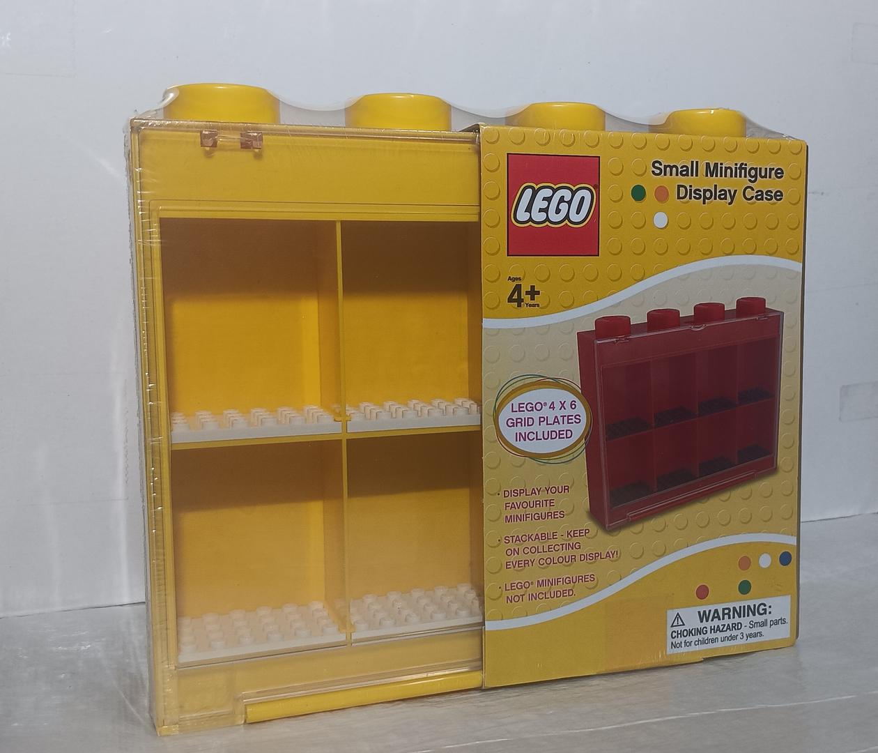 Minifigure Display Case Small Yellow