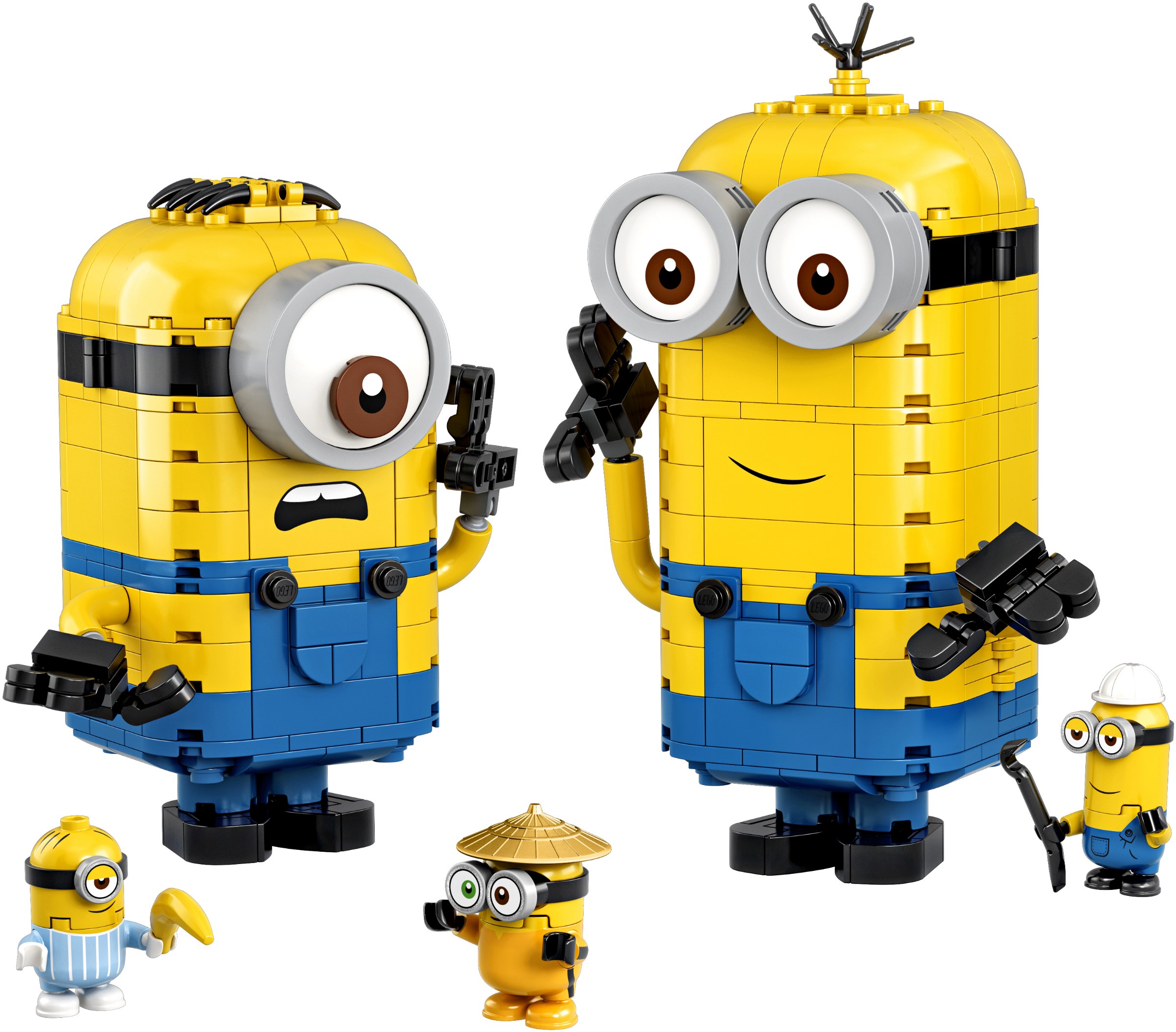 Main image of LEGO Brick-Built Minions and Their Lair (75551-1)