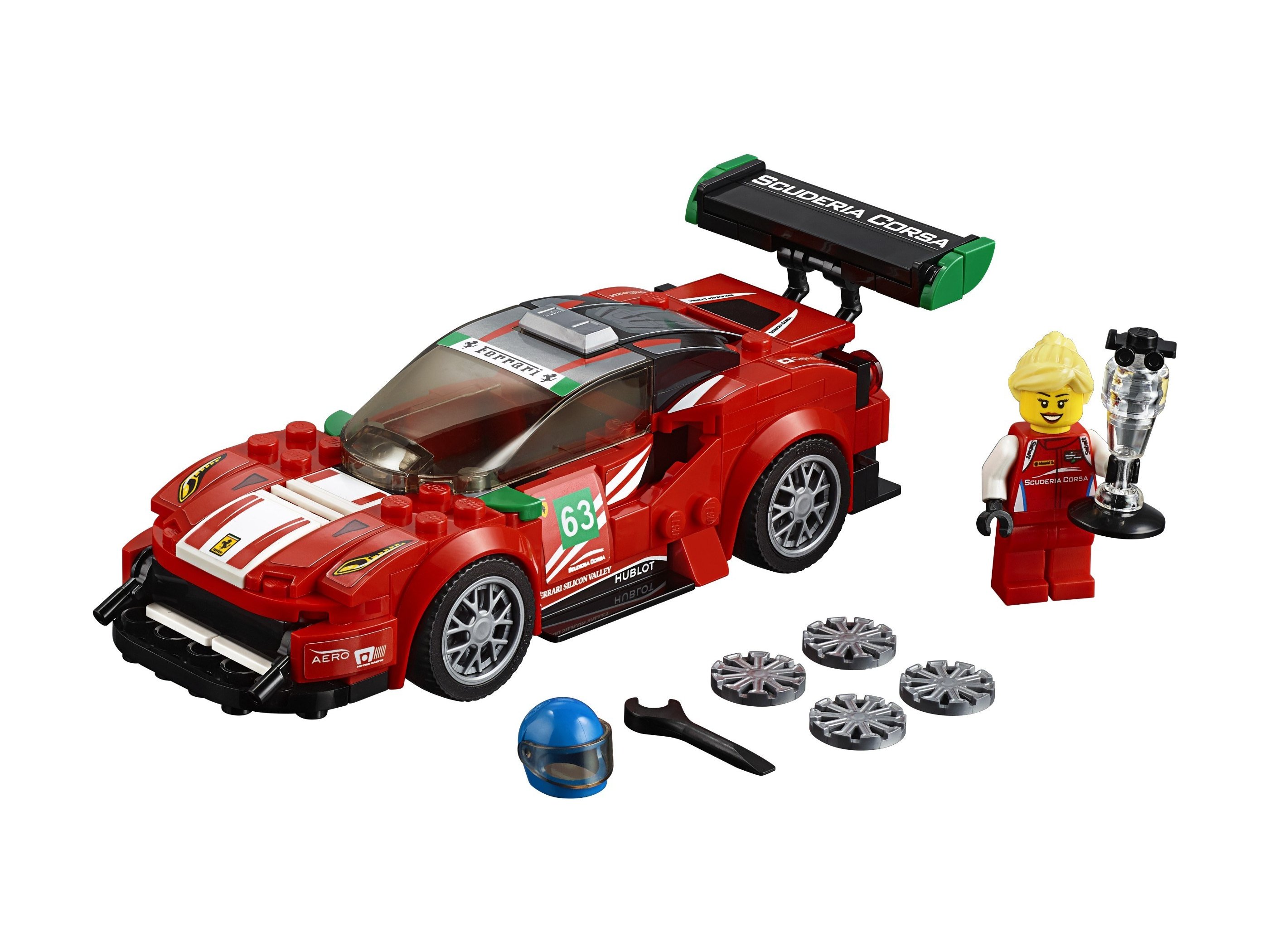 Main image of LEGO Ferrari 488 GT3 "Scuderia Corsa" (75886-1)