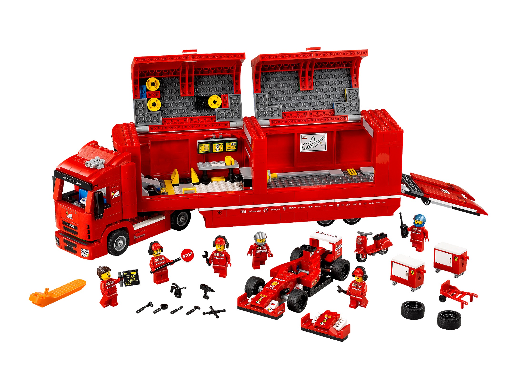 Main image of LEGO F14 T & Scuderia Ferrari Truck (75913-1)