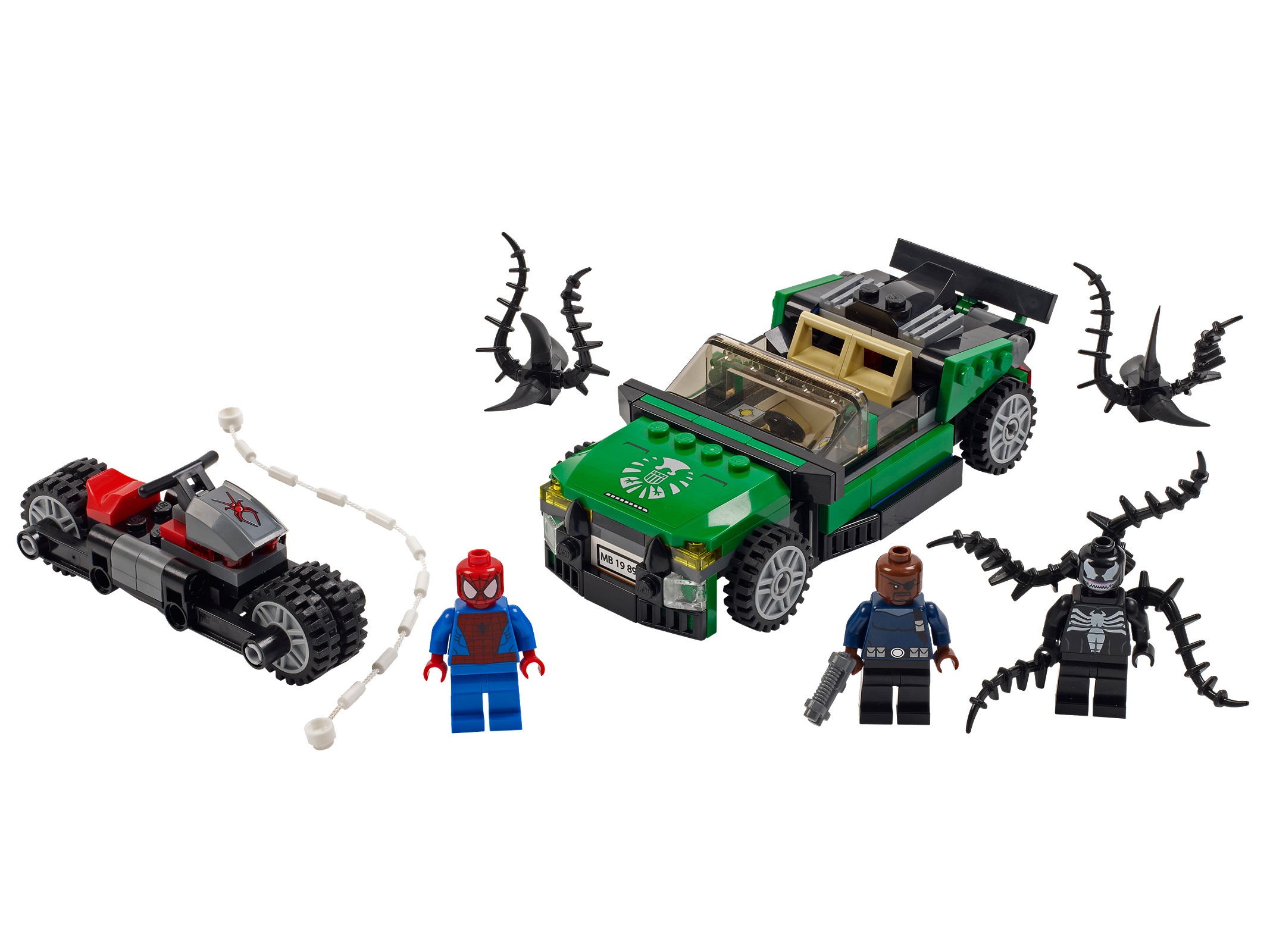 Main image of LEGO Spider-Man: Spider-Cycle Chase (76004-1)