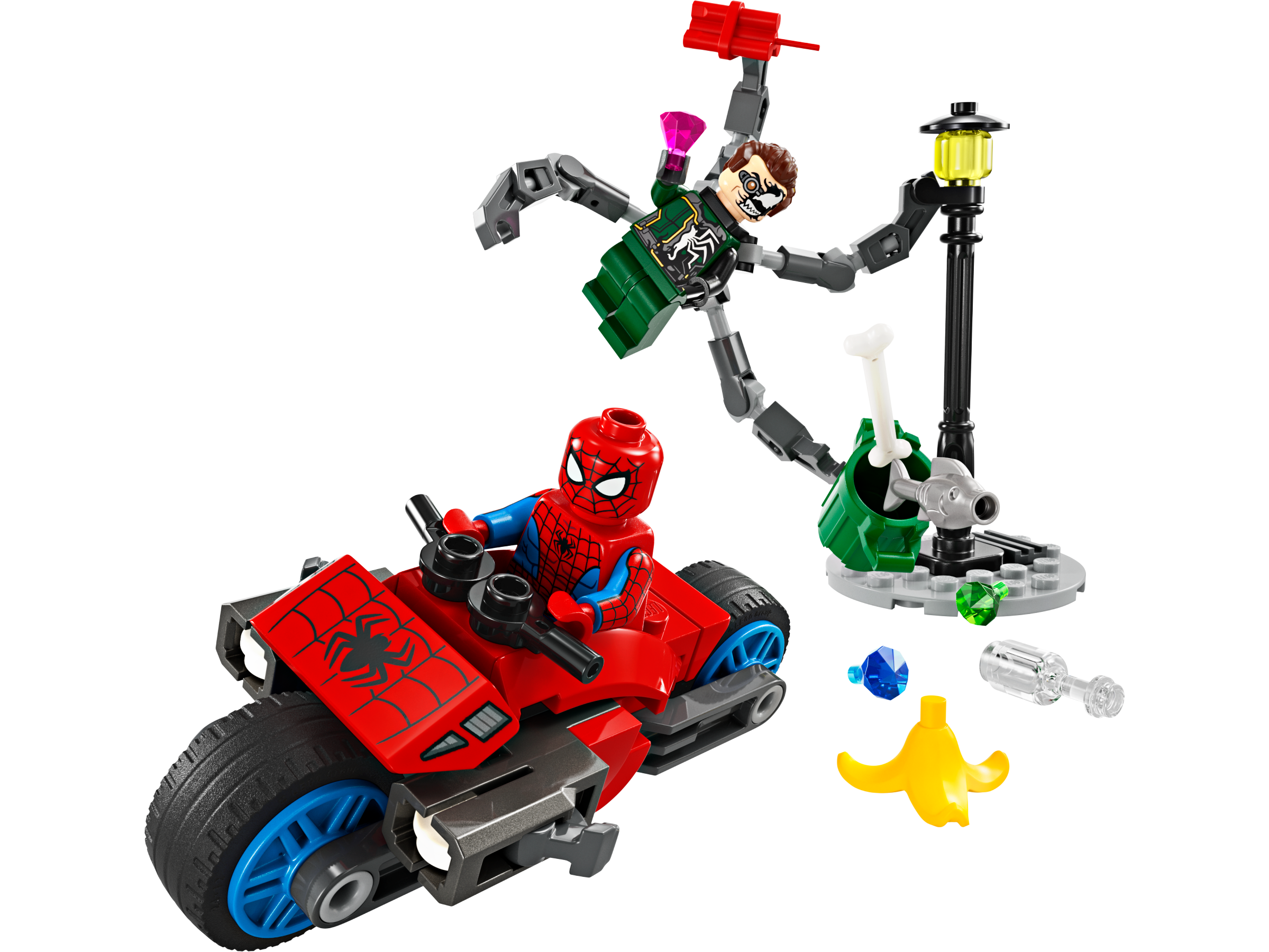 Main image of LEGO Motorcycle Chase: Spider-Man vs. Doc Ock (76275-1)