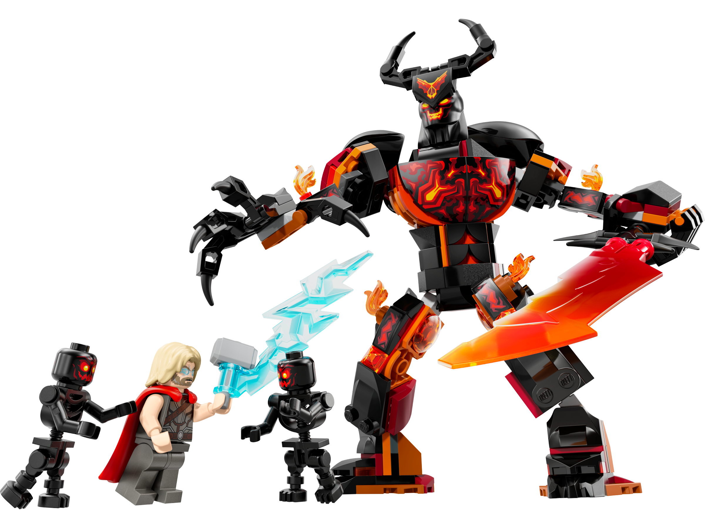 Thor vs. Surtur Construction Figure