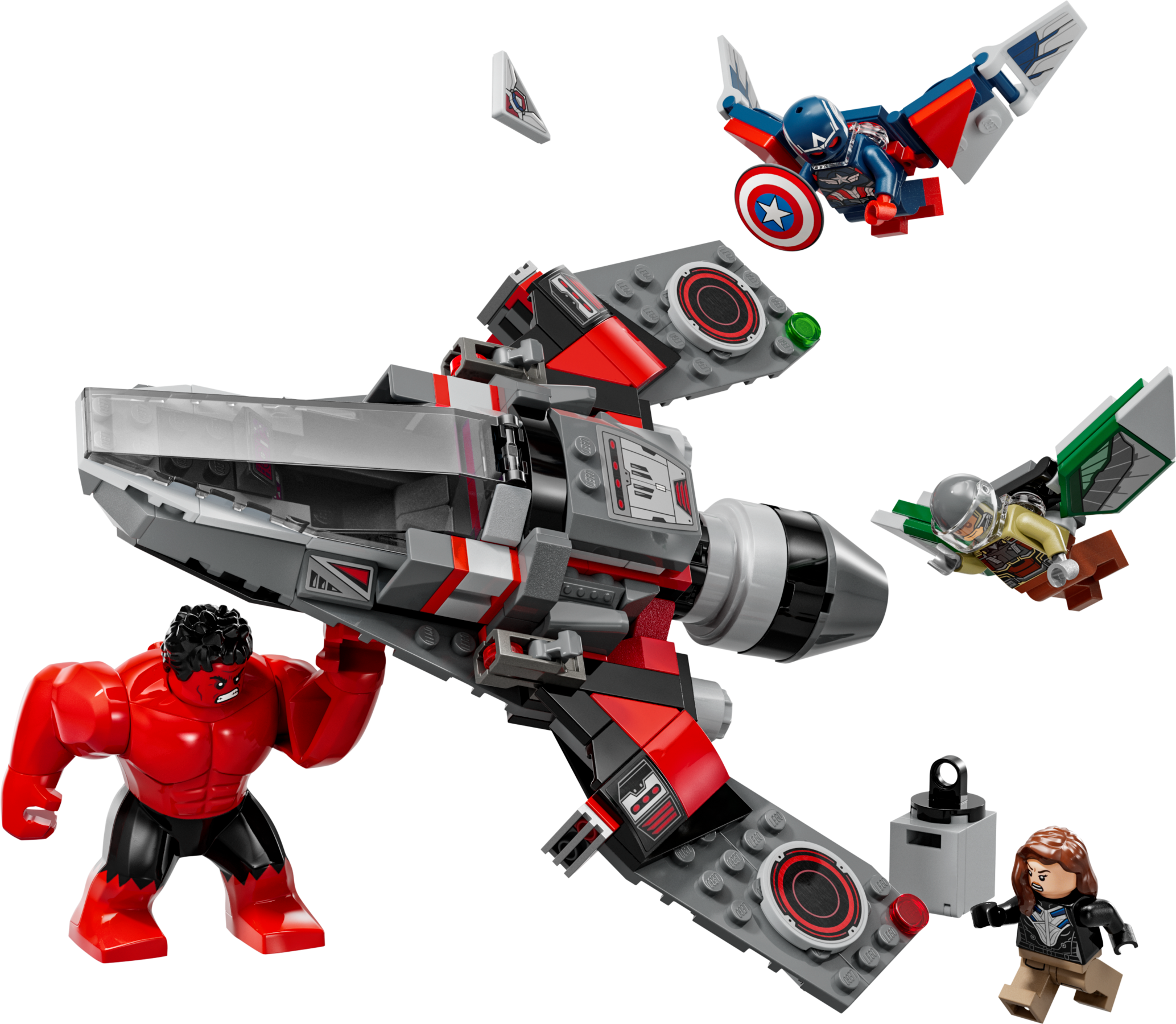 Main image of LEGO Captain America vs. Red Hulk Battle (76292-1)