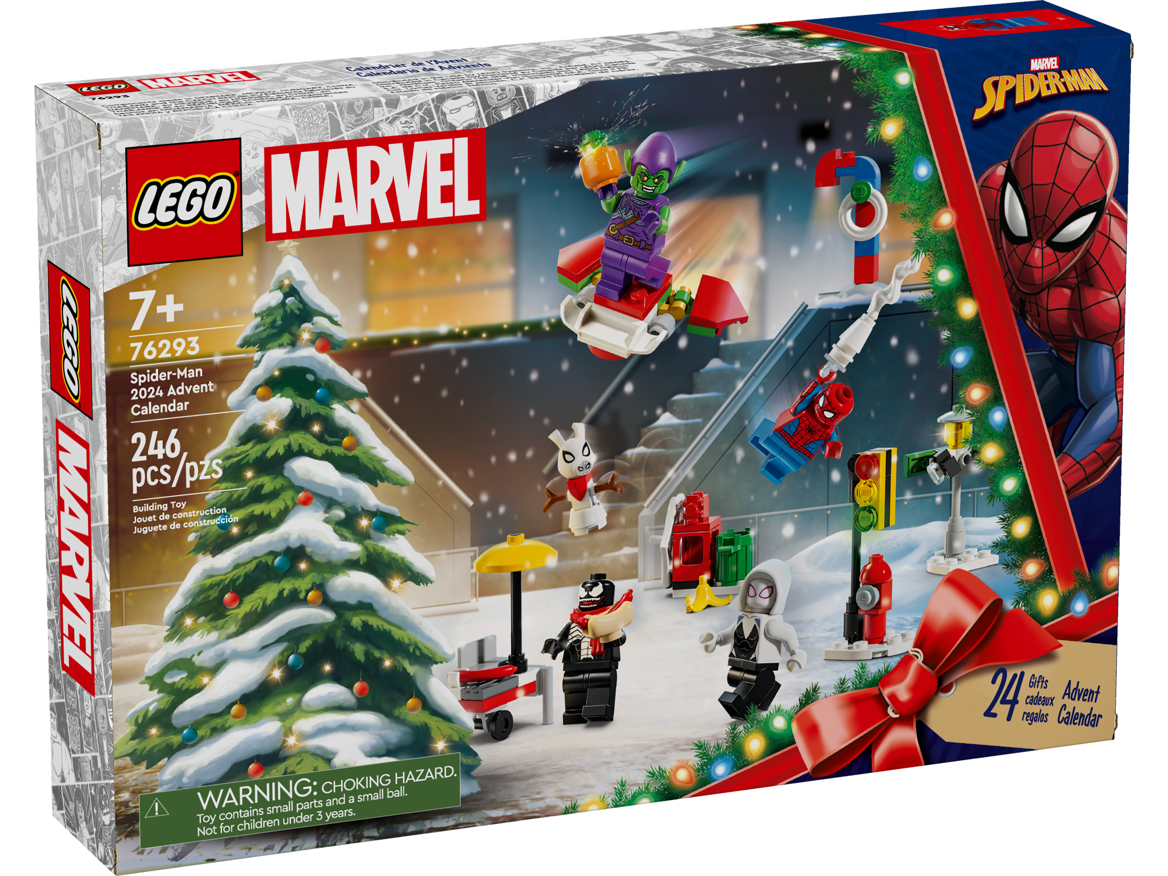 Main image of LEGO Spider-Man Advent Calendar 2024 (76293-1)