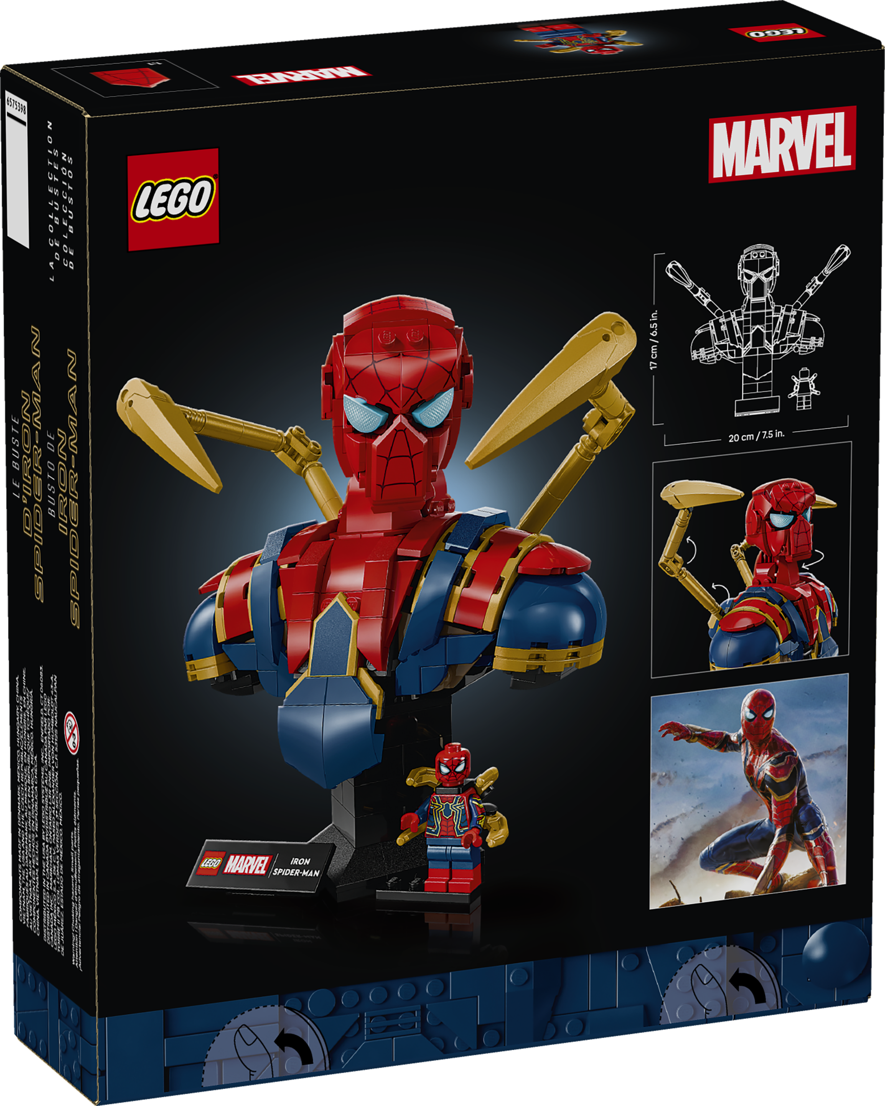 Review: 76326-1 - Iron Spider-Man Bust | Rebrickable - Build with LEGO