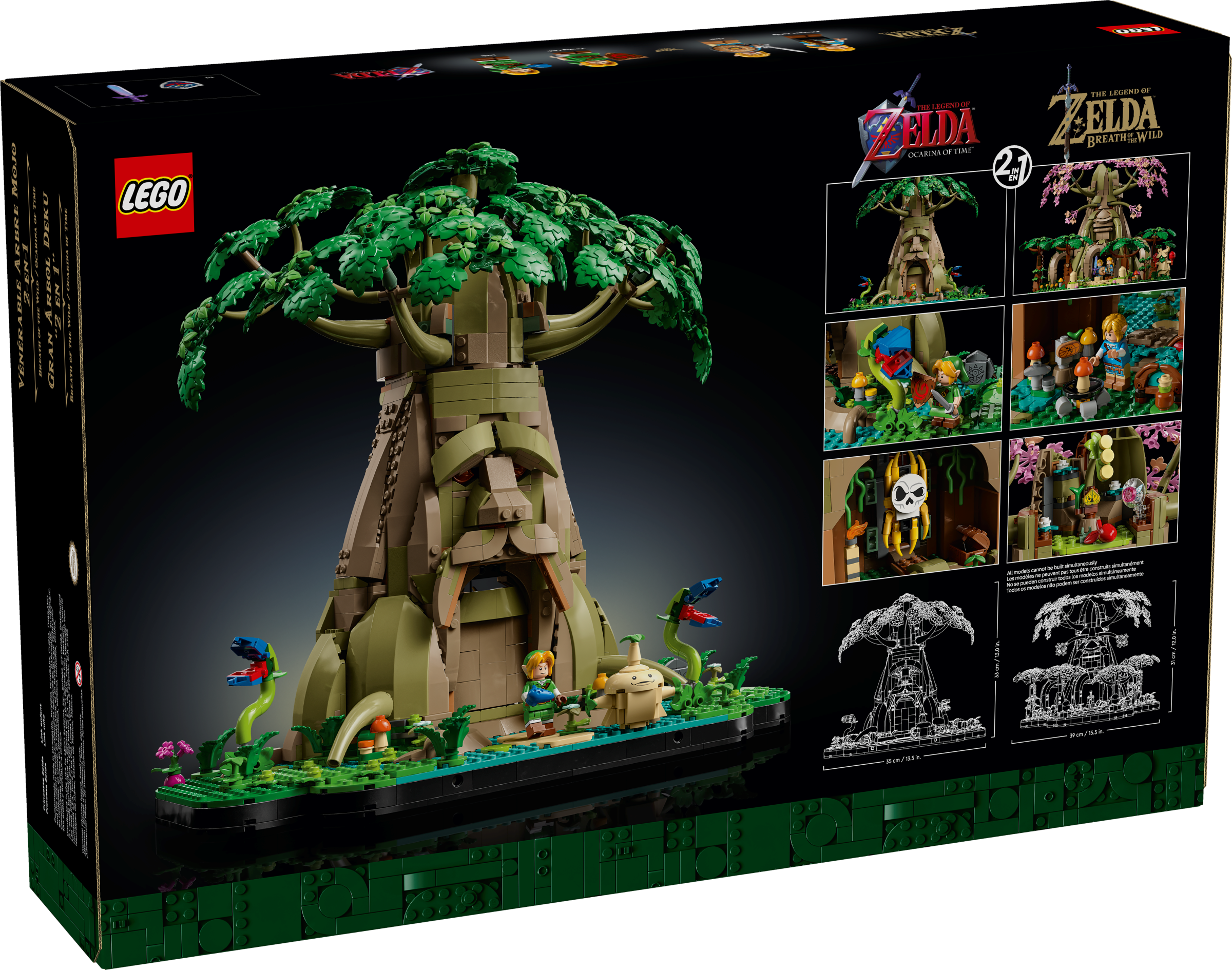 Review: 77092-1 - Great Deku Tree 2-in-1 | Rebrickable - Build