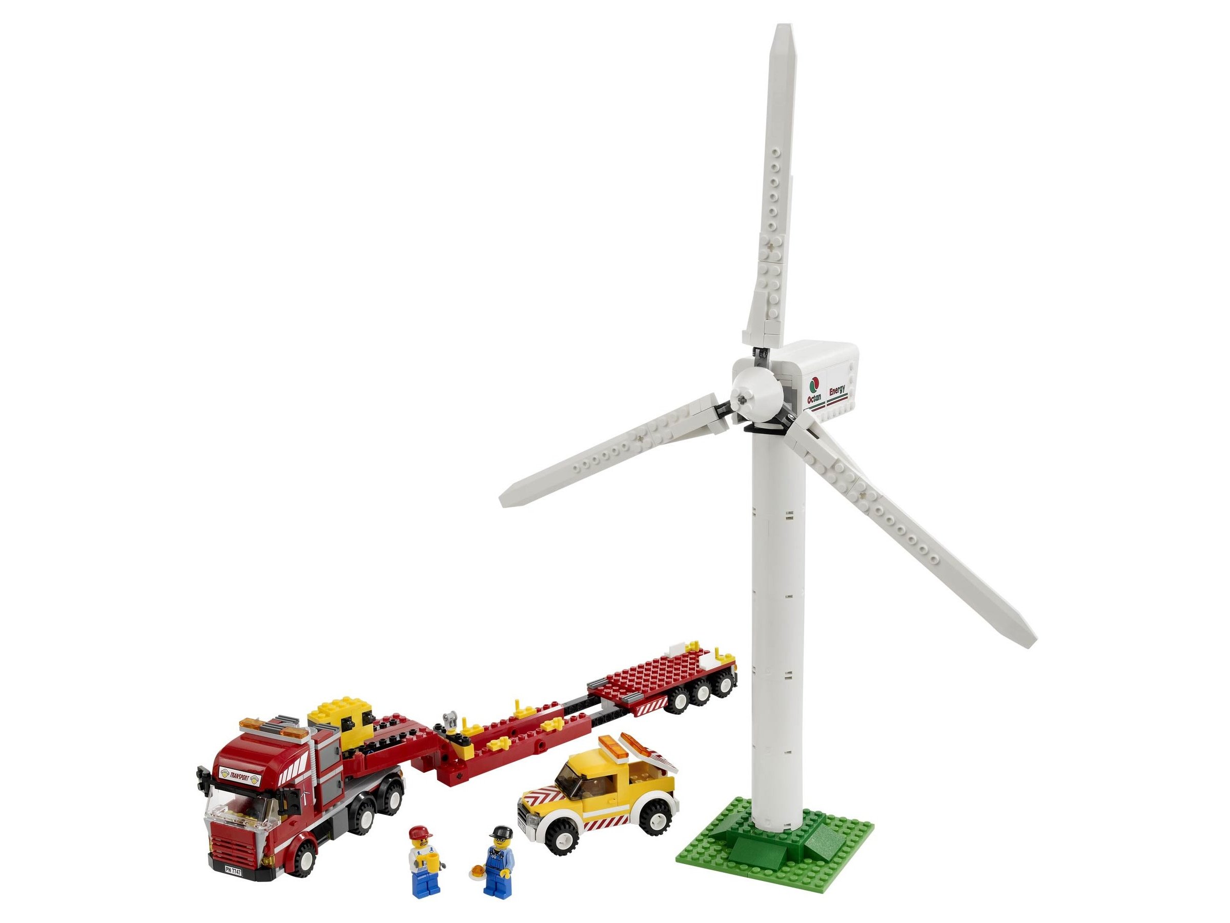 Main image of LEGO Wind Turbine Transport (7747-1)