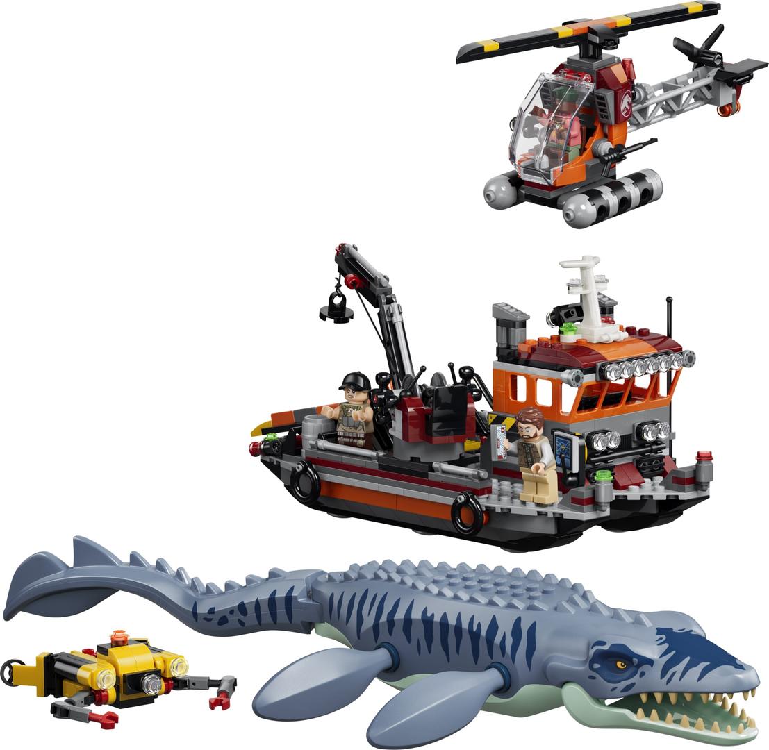 Mosasaurus Dinosaur Boat Attack