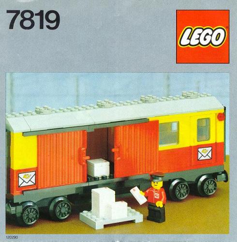 Main image of LEGO Postal Container Wagon Covered (7819-1)