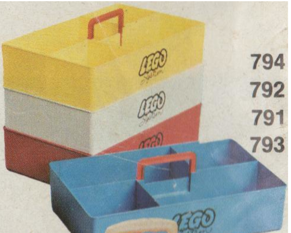 LEGO set 794-1 — Storage Box - Yellow