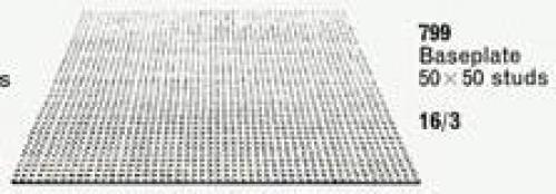 LEGO Baseplate, Gray