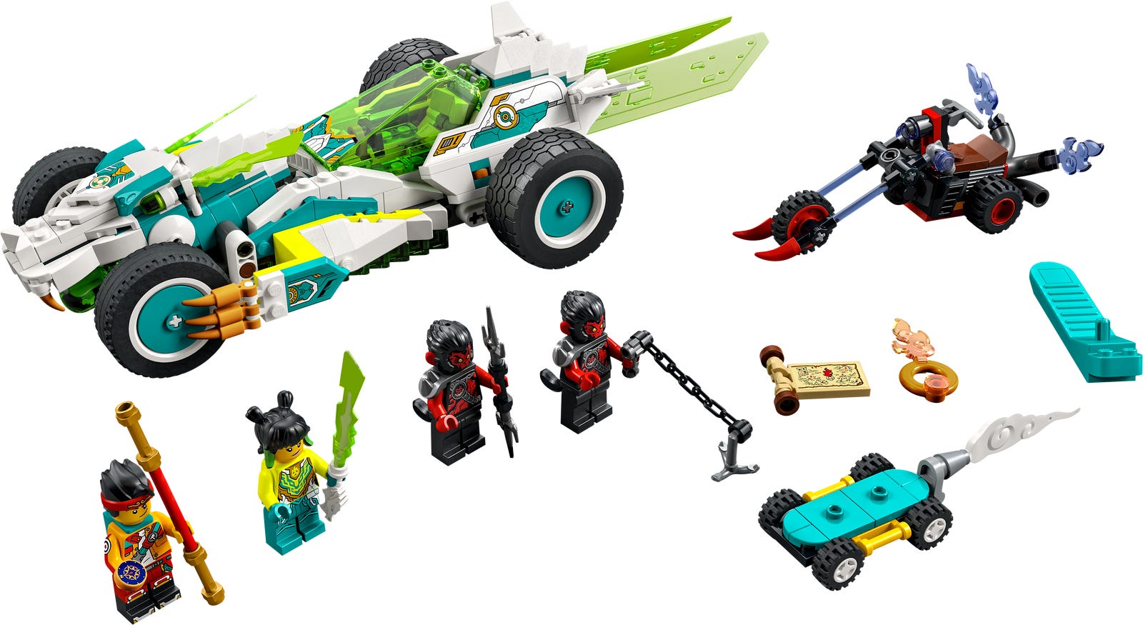 Lego - Detalhes do Set: 80031-1 - lego-Mei's-Dragon-Car