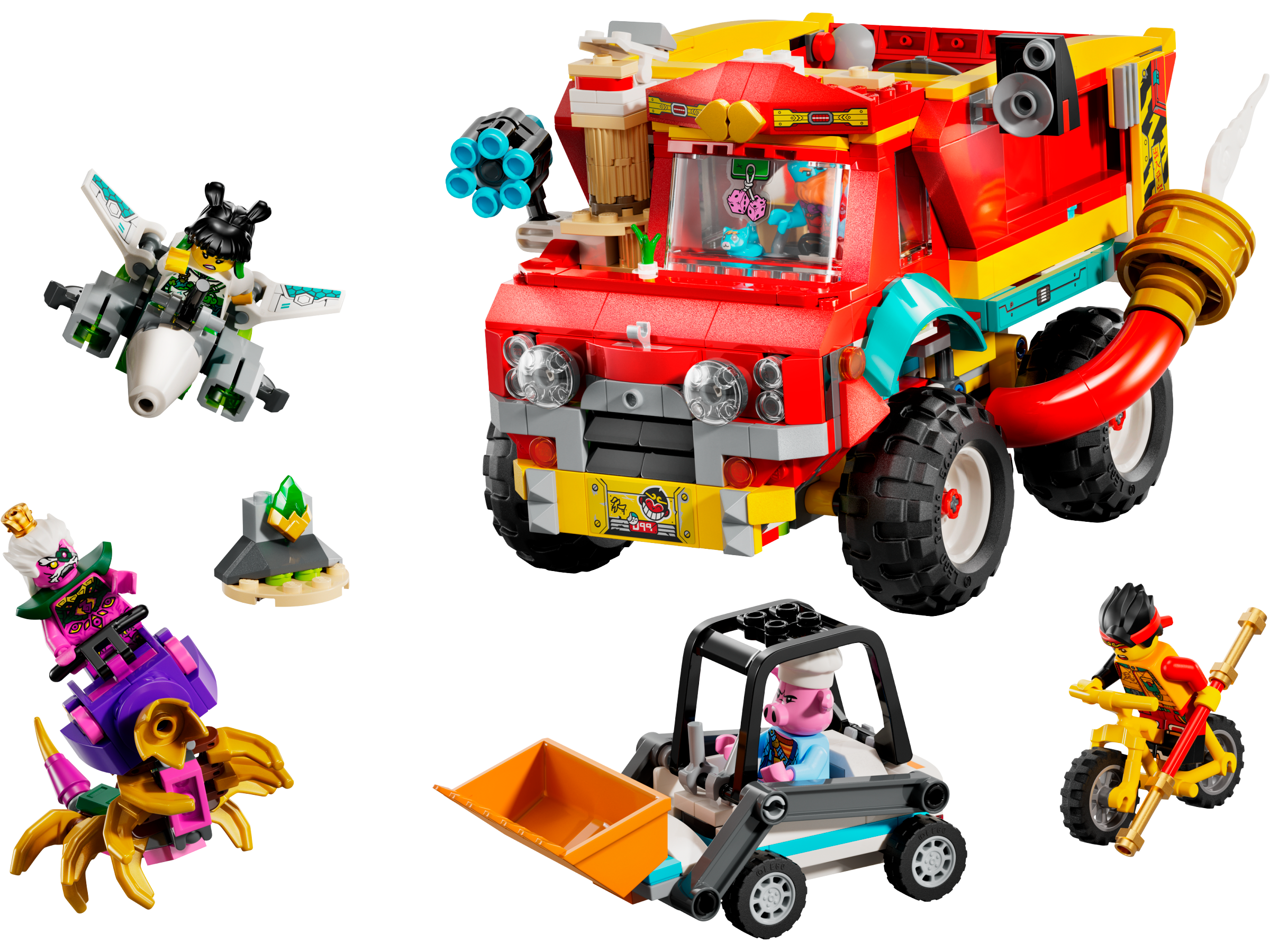 Main image of LEGO Monkie Kid's Team Power Truck (80055-1)