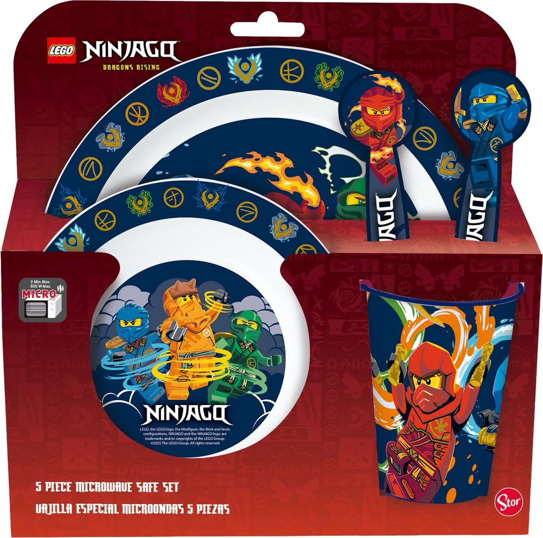 Ninjago: Dragons Rising 3 Piece Microwave Safe Set