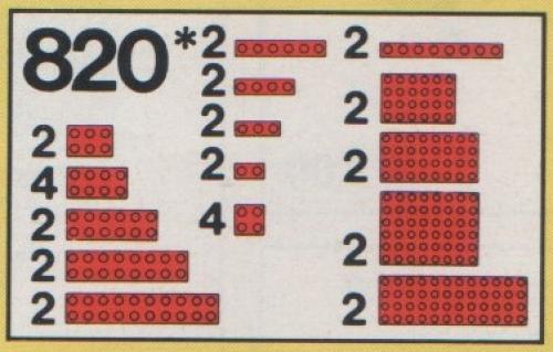 LEGO Parts Pack, Red Plates