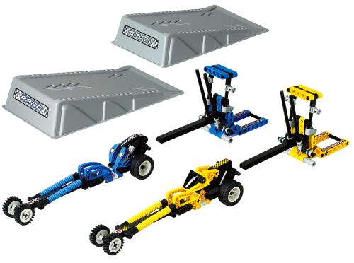 Main image of LEGO Slammer Dragsters / Dueling Dragsters (8238-1)