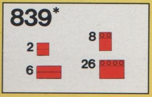 LEGO Red Roof Bricks Parts Pack, 33 Degree