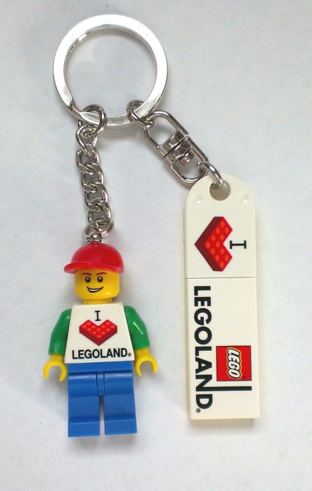 LEGO I [Heart] LEGOLAND Key Chain (Male)