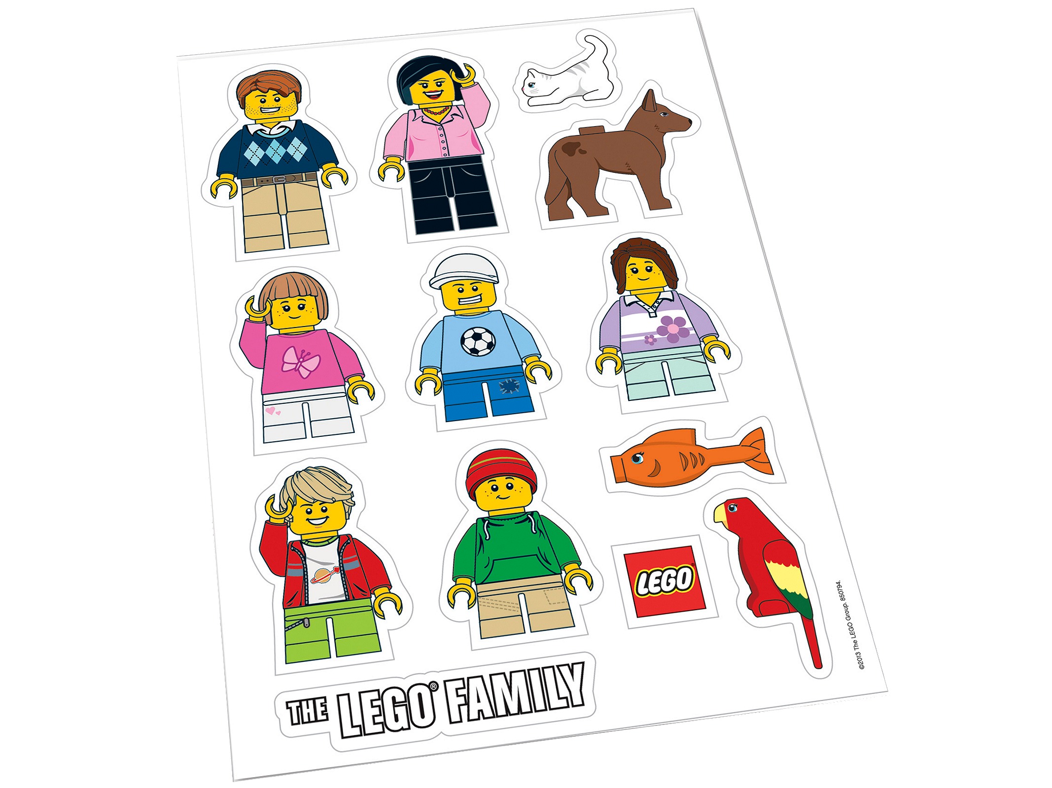 LEGO Family Window Decals
