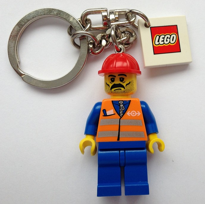 LEGO Train Worker Key Chain