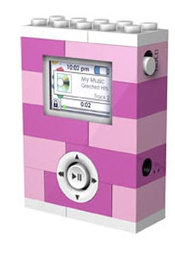 Main image of LEGO 2GB MP3 Player (Pink) (851244008976-1)