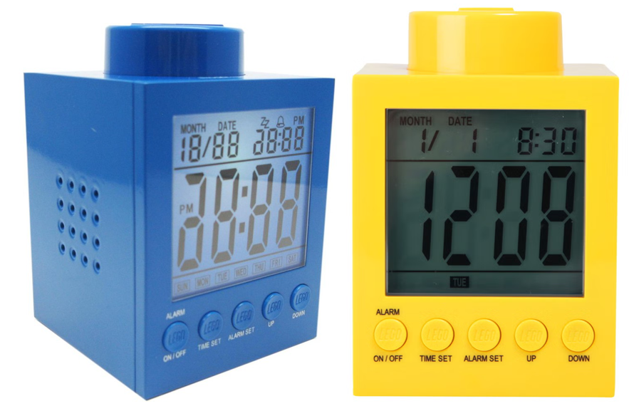 Main image of LEGO Brick 1 x 1 Alarm Clock (All Colors) (851244010313-1)