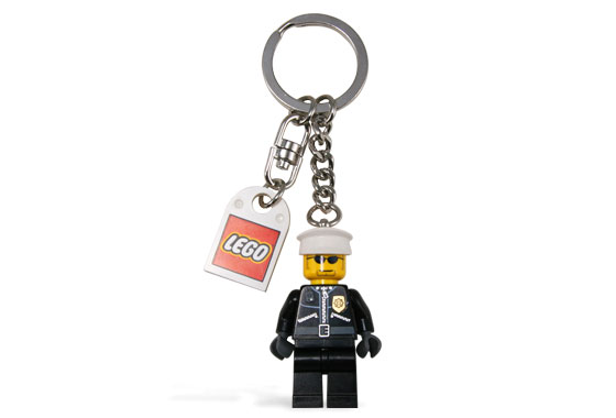 LEGO Police Officer Key Chain
