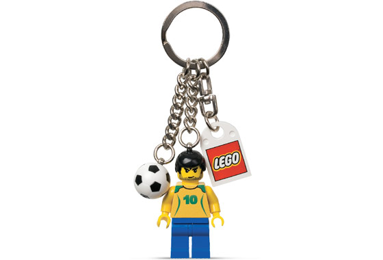 LEGO Brazil Footballer Key Chain