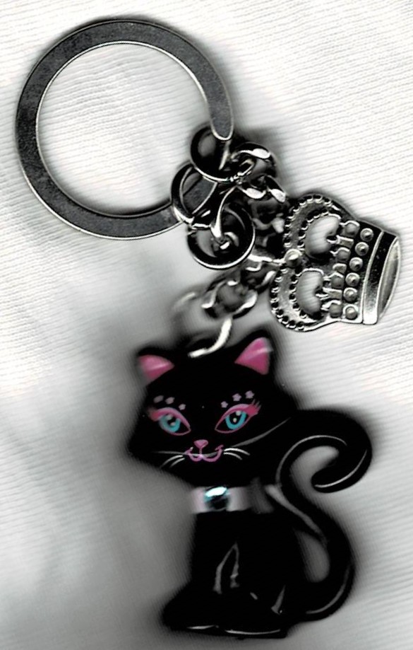 LEGO Clikits Black Cat Key Chain