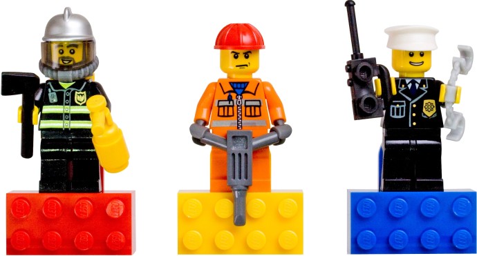 Main image of LEGO City Hero Magnet Set (852513-1)