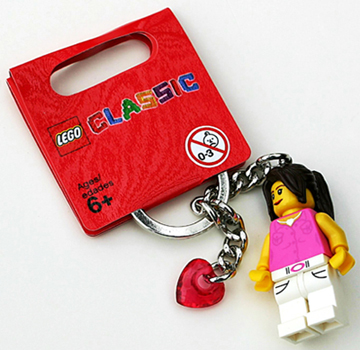 LEGO Classic Girl Key Chain