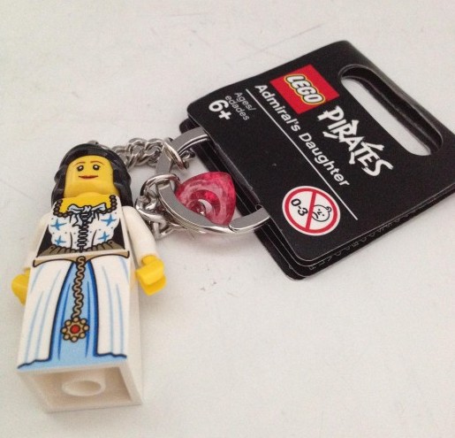 LEGO Admiral's Daughter Key Chain