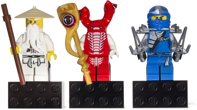 Main image of LEGO Ninjago Magnet Set (853404-1)