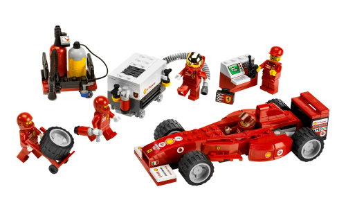 Main image of LEGO Ferrari F1 Fuel Stop (8673-1)